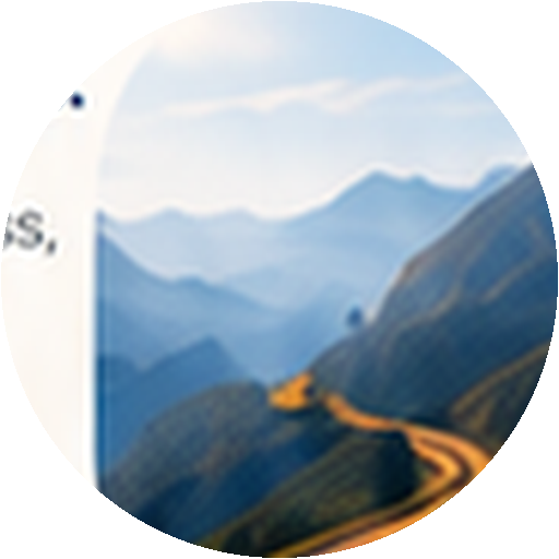 Winding mountain road