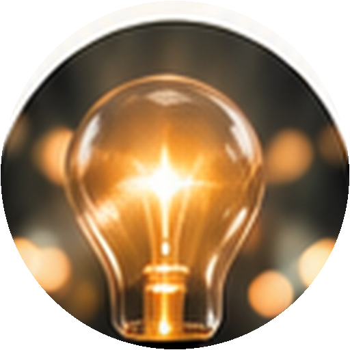 Illuminated lightbulb